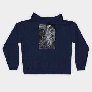 The Gnarled Monster - Gustave Dore Kids Hoodie